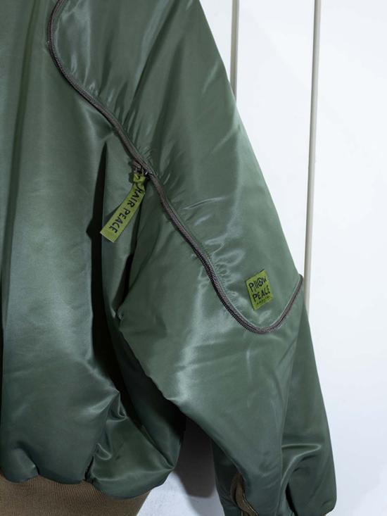  캐피탈 봄버 자켓 마 1 나일론 샴 봄버 재킷 - KAPITAL