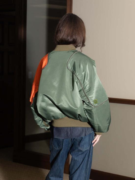  캐피탈 봄버 자켓 마 1 나일론 샴 봄버 재킷 - KAPITAL