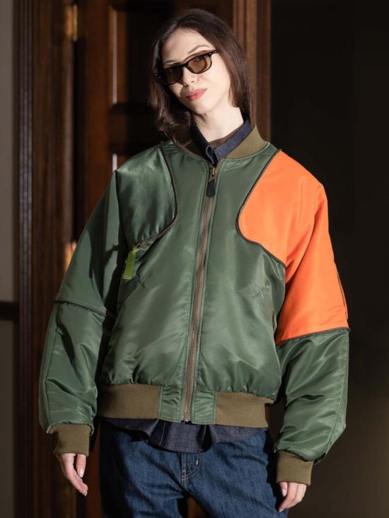  캐피탈 봄버 자켓 마 1 나일론 샴 봄버 재킷 - KAPITAL