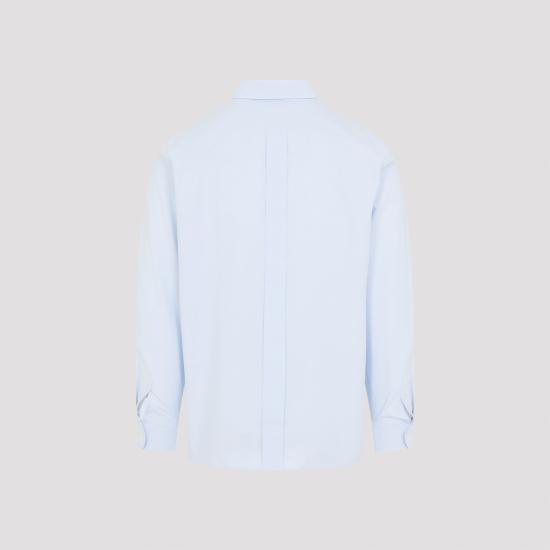 26SS 생로랑 긴팔 셔츠 848033 Y1L25 4486 BLEU BLACN - SAINT LAURENT