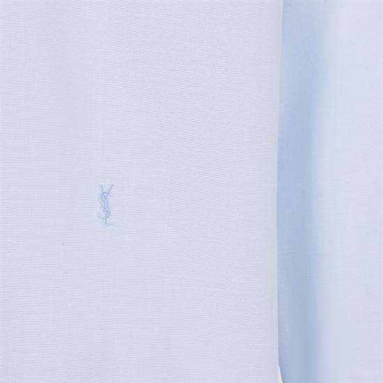26SS 생로랑 긴팔 셔츠 848033 Y1L25 4486 BLEU BLACN - SAINT LAURENT