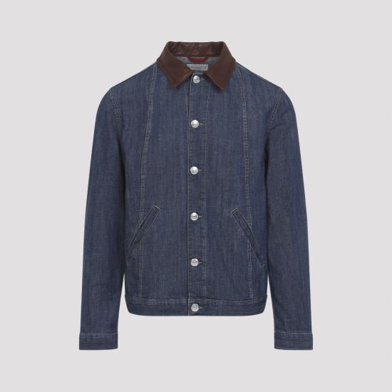 26SS 브루넬로 쿠치넬리 자켓 MH2636914 COH51 DENIM - BRUNELLO CUCINELLI