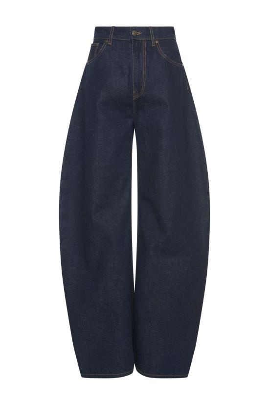  어웨이크 모드 데님 팬츠 A.W.A.K.E. 모드 라운드 백 투 프론트 진 미드 블루 - A.W.A.K.E. MODE