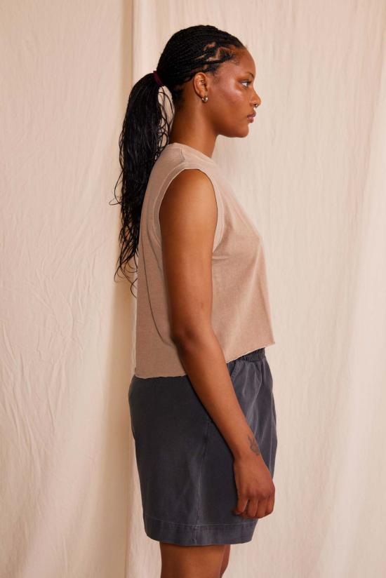  피플 오브 레이저 민소매 티셔츠 레저의 사람들 아나 탱크 - PEOPLE OF LAISURE