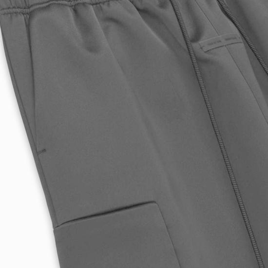  피어오브갓 스트레이트 팬츠 Fear Of God 본디드 새틴 필드  빈티지 블랙 - FEAR OF GOD