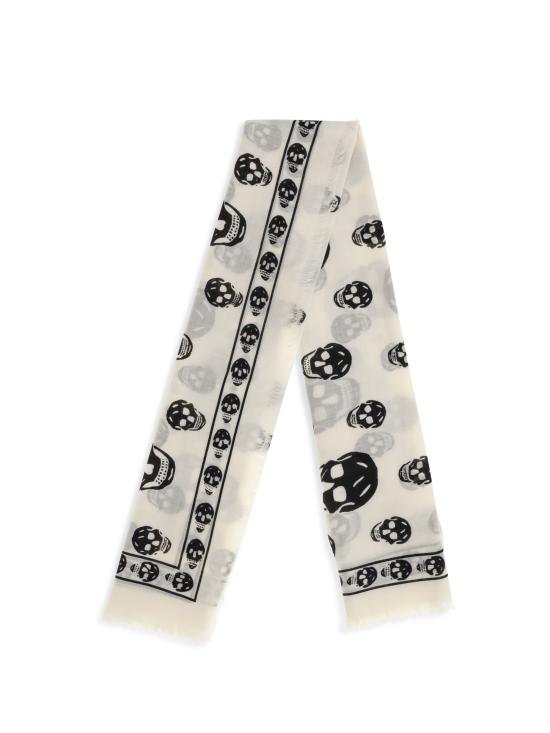 26SS 알렉산더 맥퀸 머플러/스카프 8078893222Q 9260 CREAM - ALEXANDER MCQUEEN