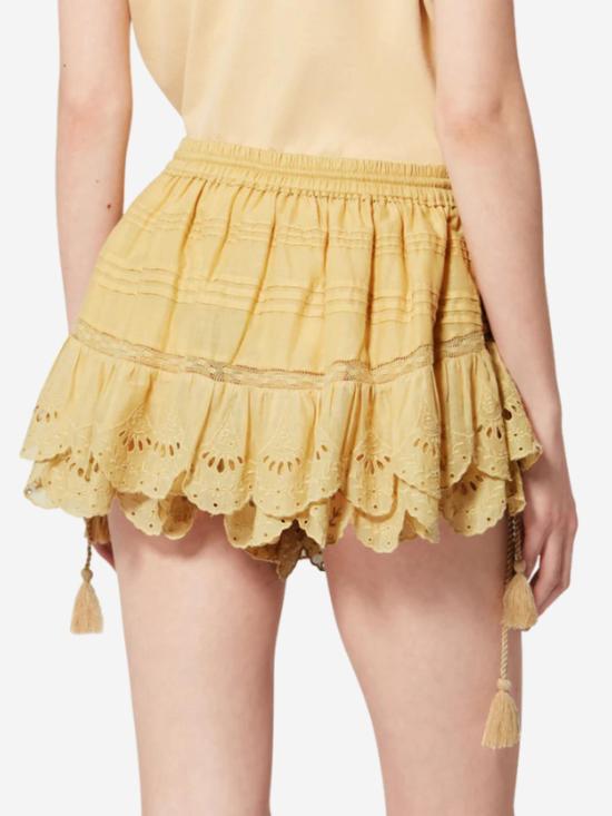  이자벨마랑 숏팬츠 이자벨 마랑 퓨리아 쇼츠 라이트 오커 - ISABEL MARANT