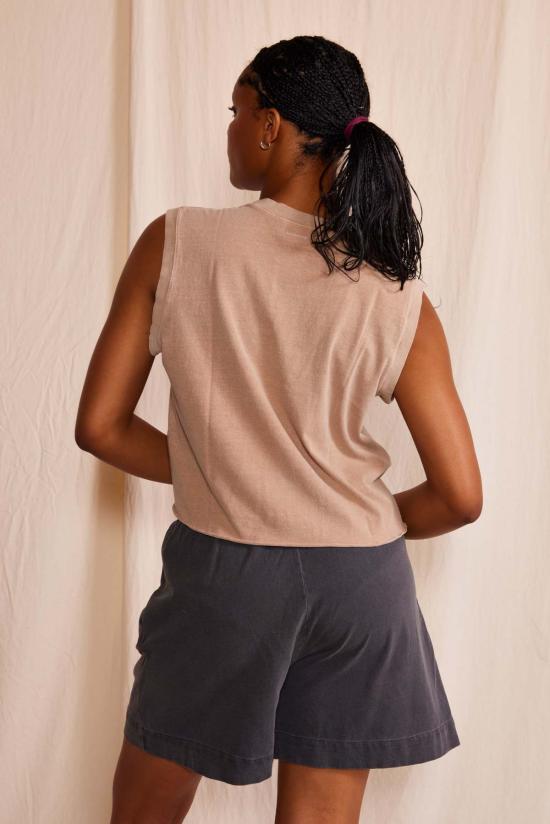  피플 오브 레이저 민소매 티셔츠 레저의 사람들 아나 탱크 - PEOPLE OF LAISURE