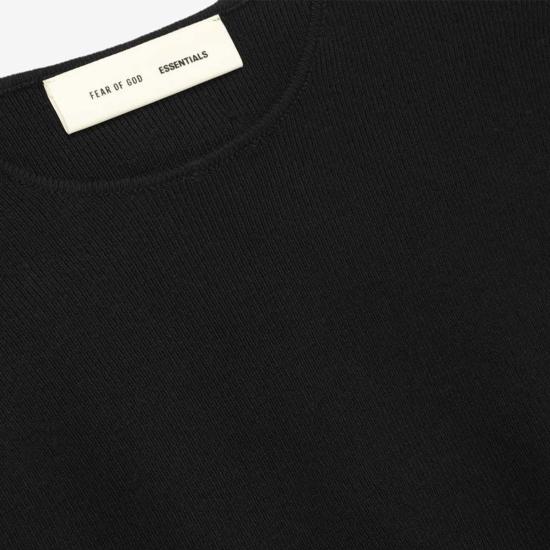  피어오브갓 롱 원피스 피어 오브 갓 립 긴팔 드레스 빈티지 블랙 - FEAR OF GOD