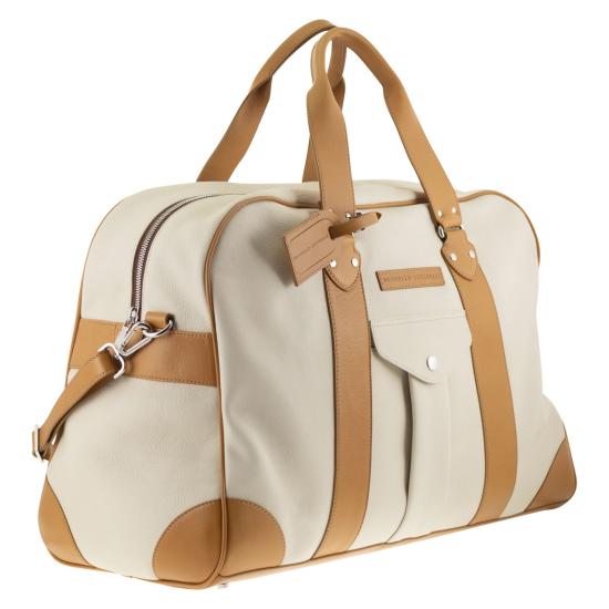 26SS 브루넬로 쿠치넬리 그레인드 카프스킨 스트리트 백 MBATBU394 NATURAL - BRUNELLO CUCINELLI