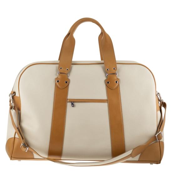 26SS 브루넬로 쿠치넬리 그레인드 카프스킨 스트리트 백 MBATBU394 NATURAL - BRUNELLO CUCINELLI