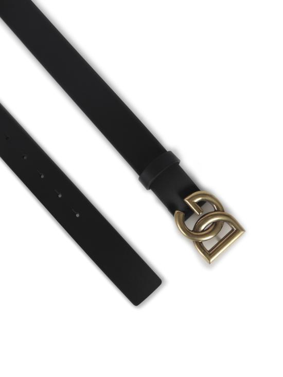 26SS 돌체앤가바나 가죽 벨트 BC4644 AX6228E831 Black - DOLCE & GABBANA