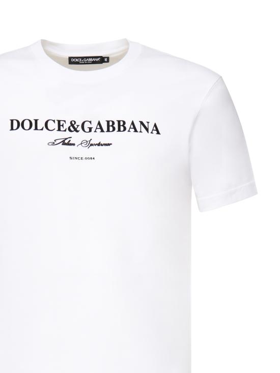 26SS 돌체앤가바나 반팔 티셔츠 G8RN8T G7O9YW0800 White - DOLCE & GABBANA