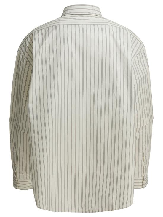 26SS 아크네 스튜디오 더블 슬리브 버튼업 BB0670CHD White - ACNE STUDIOS