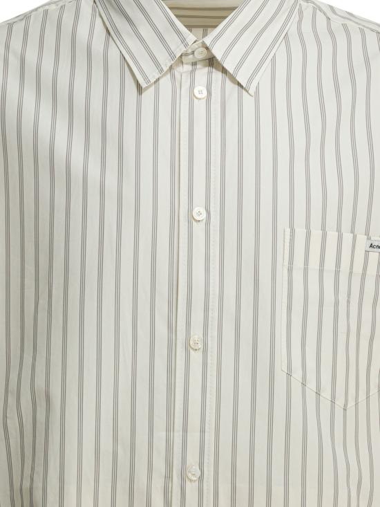 26SS 아크네 스튜디오 더블 슬리브 버튼업 BB0670CHD White - ACNE STUDIOS