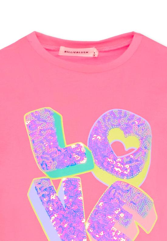 26SS [키즈] 빌리블러쉬 티셔츠 U21957 499 PINK - BILLIEBLUSH