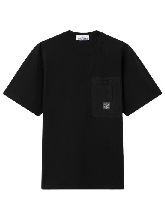 26SS 스톤 아일랜드 반팔 티셔츠 L1S152100004 S0115 V0029 BLACK