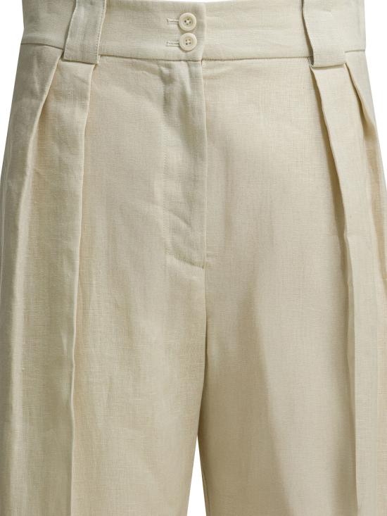 26SS 이네스 드 라 프레상쥬 스트레이트 팬츠 16P008LI011P110 Beige - INES DE LA FRESSANGE