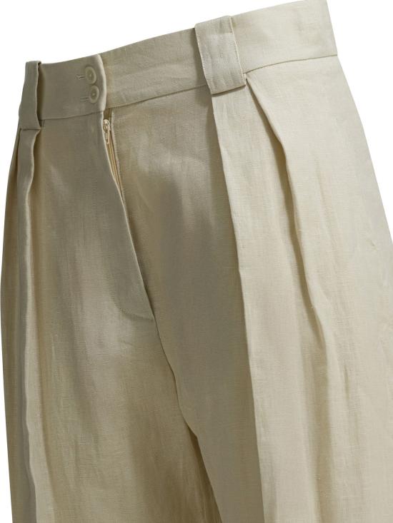26SS 이네스 드 라 프레상쥬 스트레이트 팬츠 16P008LI011P110 Beige - INES DE LA FRESSANGE