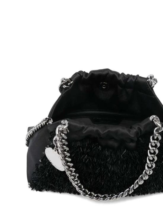 26SS 스텔라 맥카트니 팔라벨라 드로스트링 숄더백 7B0144WP0622 BLACK - STELLA MCCARTNEY