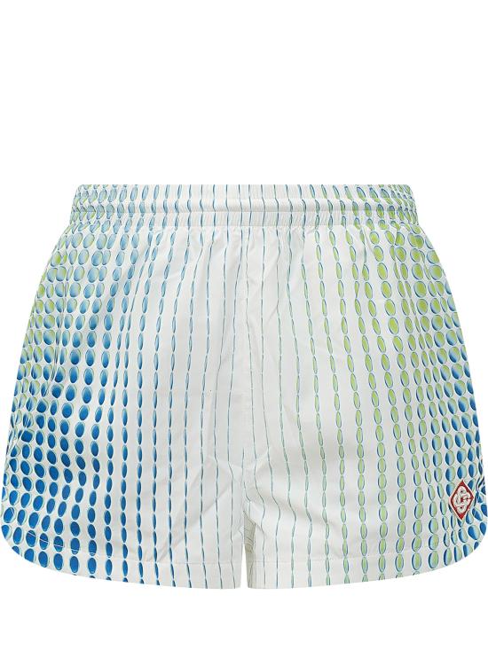 26SS 카사블랑카 숏팬츠 WSP26TR388 01 BIANCO