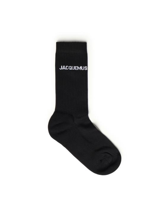 26SS 자크뮈스 양말 21HACU00003AY00001 990 Black - JACQUEMUS