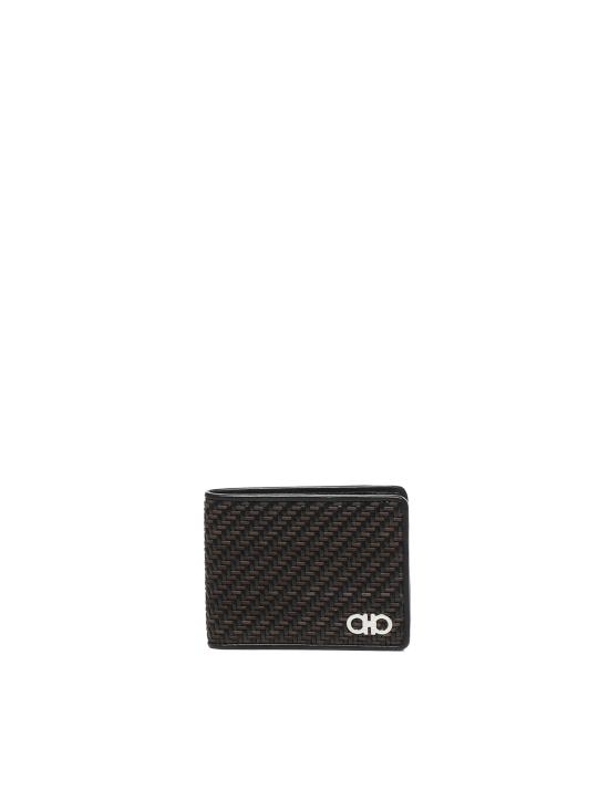 26SS 살바토레 페라가모 간치니 반지갑 661703 786400001 Dark Brown Black