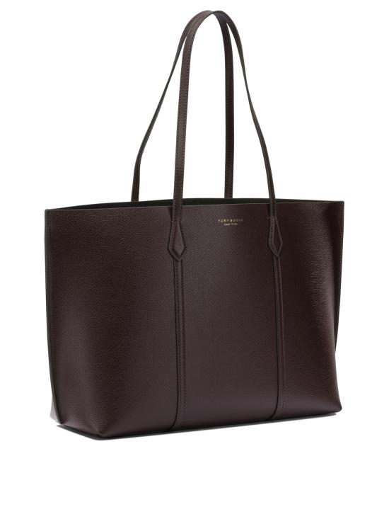 26SS 토리버치 레더 페리 토트백 169476500 Bordeaux - TORY BURCH