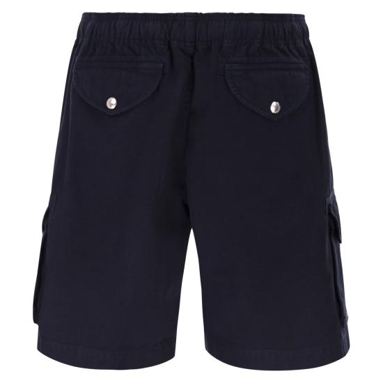 26SS 브루넬로 쿠치넬리 숏팬츠 M252DU0025 NAVY - BRUNELLO CUCINELLI