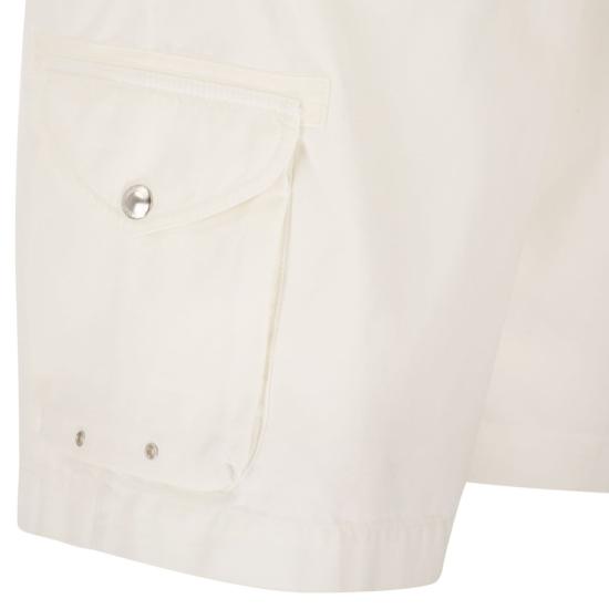 26SS 브루넬로 쿠치넬리 숏팬츠 M252DU0025 WHITE - BRUNELLO CUCINELLI
