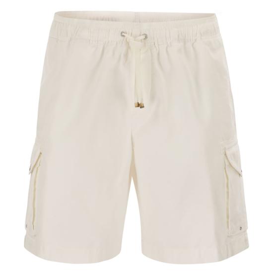 26SS 브루넬로 쿠치넬리 숏팬츠 M252DU0025 WHITE