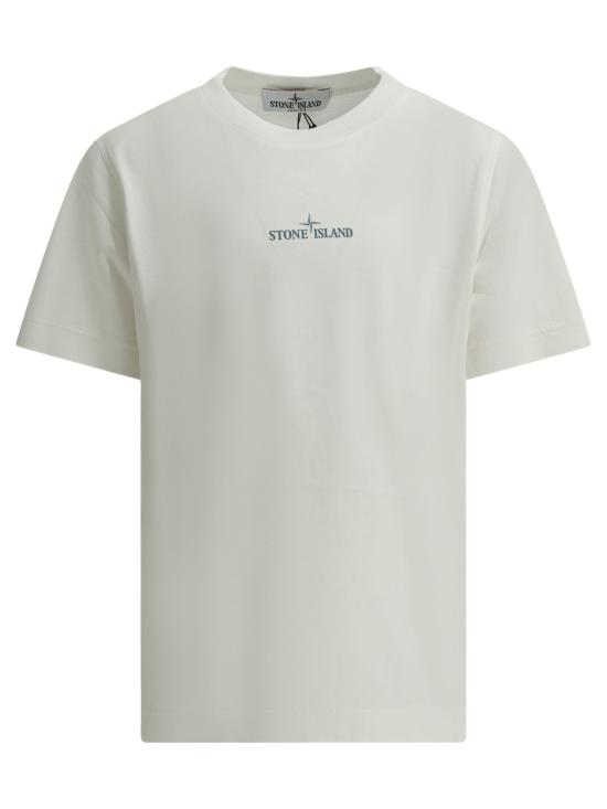 26SS [키즈] 스톤 아일랜드 티셔츠 2100009S0377V0001 White