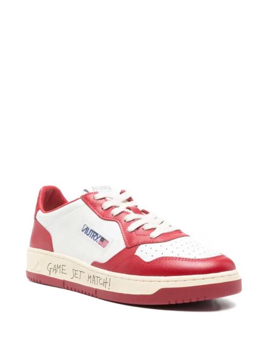 26SS 오트리 메달리스트 로우 스니커즈 AULMBH07 MATCH BIC WHT RED BH07 - AUTRY