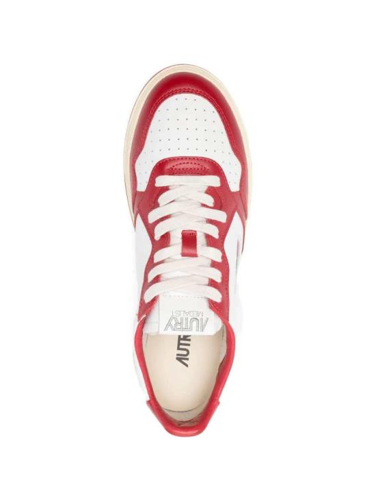 26SS 오트리 메달리스트 로우 스니커즈 AULMBH07 MATCH BIC WHT RED BH07 - AUTRY