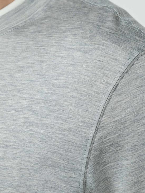 26SS 브루넬로 쿠치넬리 반팔 티셔츠 MD8217427 CLH70 Grey - BRUNELLO CUCINELLI