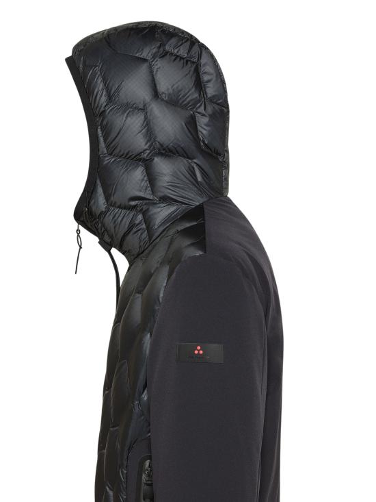 25FW 페트레이 쿤스 KJ BMAT 기하학적 퀼팅 배색 봄버 재킷 PEU520701181862 215 Blue - PEUTEREY