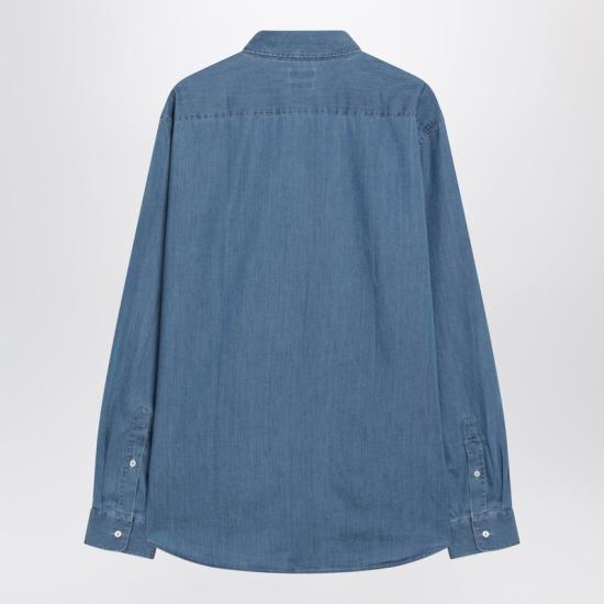 26SS 브루넬로 쿠치넬리 긴팔 셔츠 MR6830627DE Blue - BRUNELLO CUCINELLI