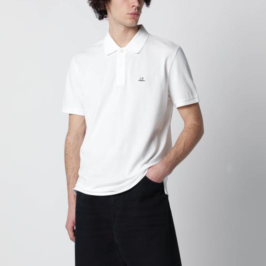 26SS 씨피 컴퍼니 스트레치 피케 숏슬리브 RCCMPL721A005263W White