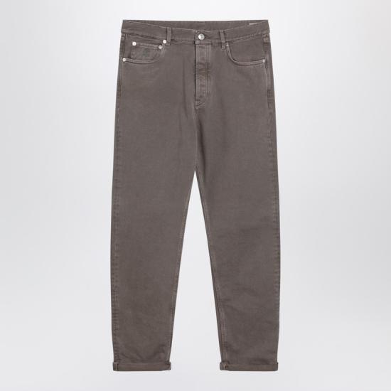 26SS 브루넬로 쿠치넬리 스트레이트 팬츠 M237PO1090DE Beige