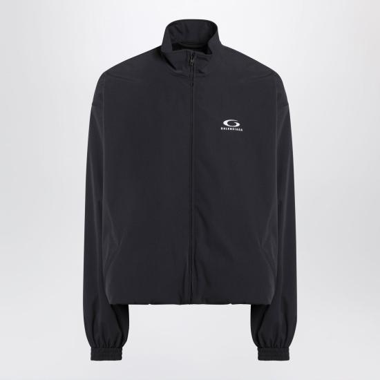 26SS 발렌시아가 루프 스포츠 트랙 수트 재킷 857691TRO31 Black