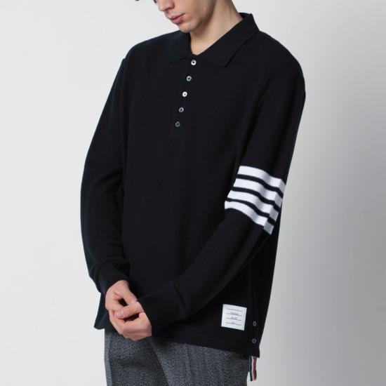 26SS 톰브라운 긴팔 티셔츠 MJP234AJ0248 Blue