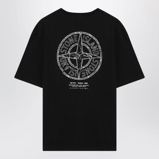 26SS 스톤 아일랜드 반팔 티셔츠 S152100001S0285 Black - STONE ISLAND