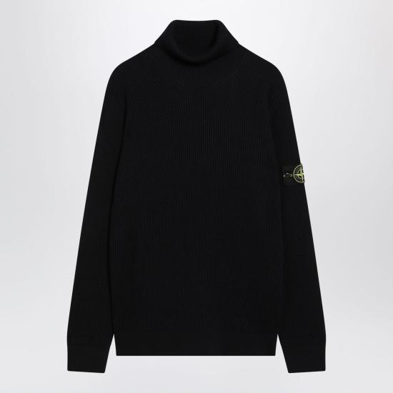 25FW 스톤 아일랜드 풀 립 RWS 울 터틀넥 점퍼 5100052S00C2 Blue