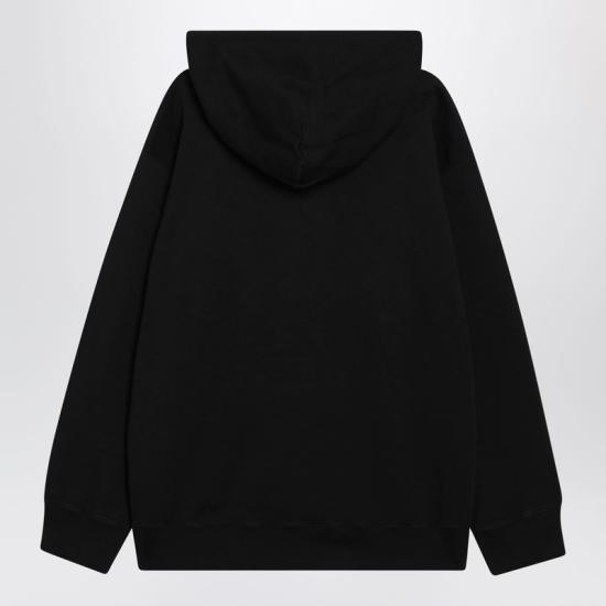 26SS MM6 메종마르지엘라 뉴메릭 후드 티셔츠 SH0GU0033M25025 Black - MM6 MAISON MARGIELA