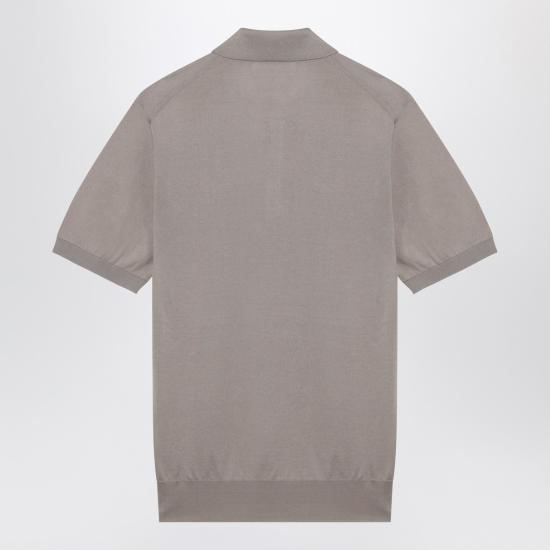 26SS 브루넬로 쿠치넬리 폴로 티셔츠 M29800125CO Brown - BRUNELLO CUCINELLI