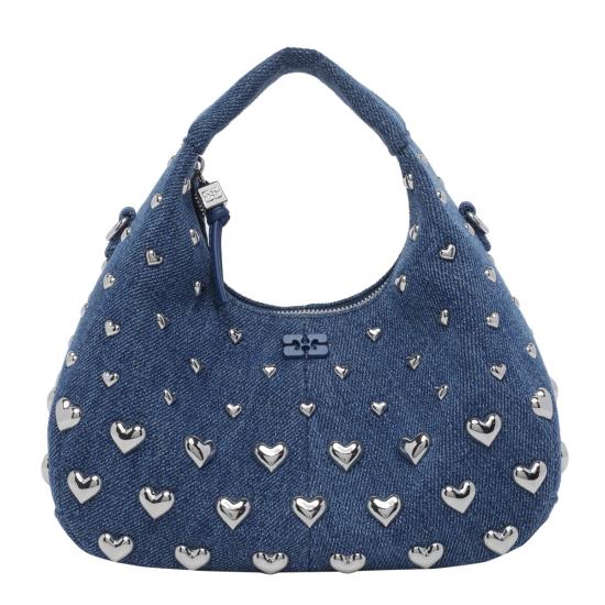 26SS 가니 스터드 미니 호보백 B2070034 357 Blue