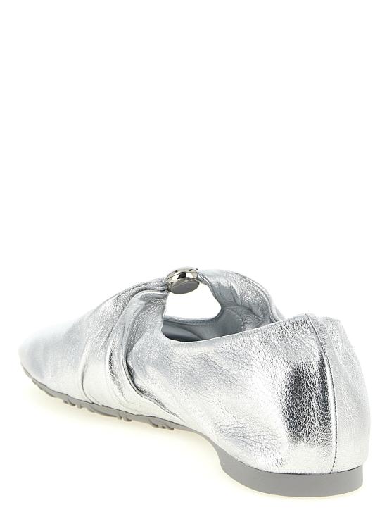 26SS 로에베 플랫 슈즈 LLPF466X011160 Silver - LOEWE