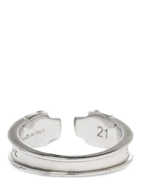 26SS 알렉산더 맥퀸 반지 855354J160Y0446 Silver - ALEXANDER MCQUEEN
