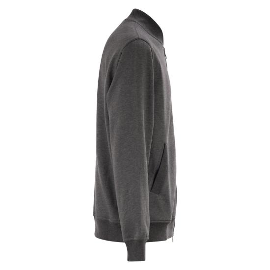 26SS 브루넬로 쿠치넬리 지퍼 디테일 테크노 코튼 플리스 MW8639072G ANTHRACITE - BRUNELLO CUCINELLI