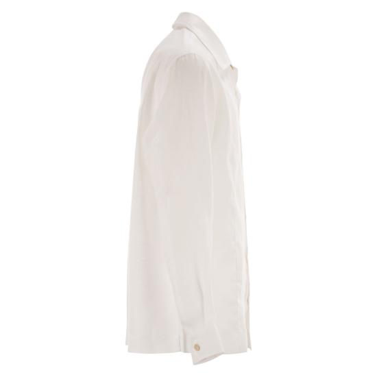 26SS 브루넬로 쿠치넬리 긴팔 셔츠 MM6840618 WHITE - BRUNELLO CUCINELLI
